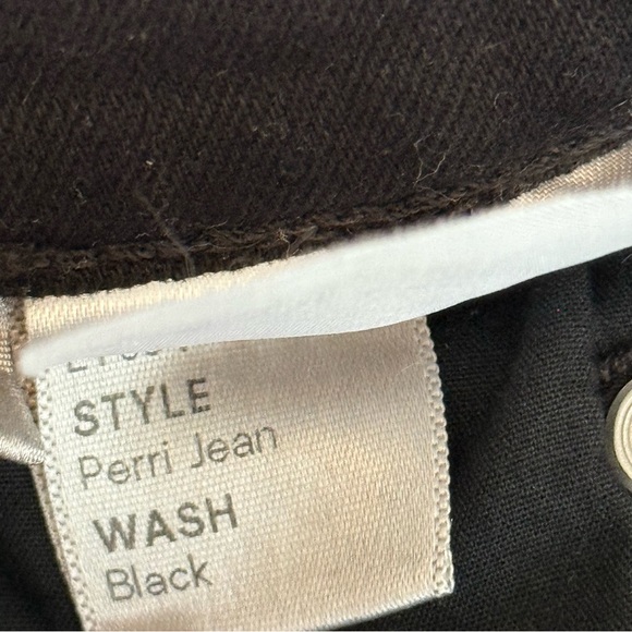 Reformation Black Slim Straight Jeans Women’s 28 Black High Rise - Picture 10 of 11